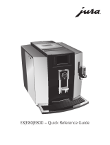 Jura IMPRESSA E80 Reference guide