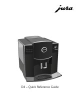 Jura D4 Reference guide