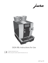 Jura GIGA X8c Operating instructions