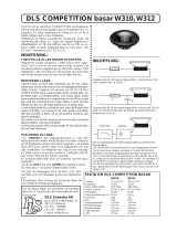 DLS W310, W312 Owner's manual