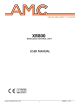 AMC XR800 V  User manual