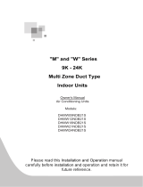 York W-Series Multi Zone System Installation guide