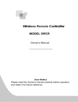Johnson Controls DRCR Owner's manual