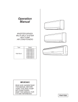 York VRF Wall Mount Indoor Unit User manual