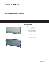 York VRF Floor Exposed Indoor Unit User manual