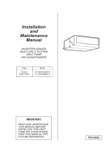 York VRF Ducted High Static Indoor Unit Installation guide