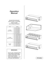 York VRF Ducted High Static Indoor Unit User manual