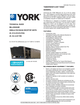 York Millenium Series Packaged Rooftop Units Technical Guide