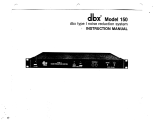 dbx 150 Owner's manual