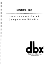 dbx 166 User manual