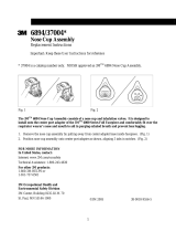 3M Full Facepiece Reusable Respirator 7800S-S, Small, Silicone 1 EA/Case Operating instructions