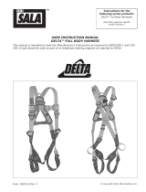 3M DBI-SALA® Delta™ Cross-Over Style Positioning/Climbing Harness 1103383, Small, 1 EA Operating instructions