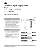 3M Modular Tap Splice Kit 5815-T, 1/Case Operating instructions
