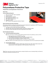3M Polyurethane Protective Tape 8734NA Operating instructions