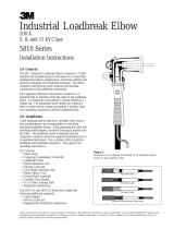 3M 200 Amp Industrial Loadbreak Elbow5810-CB-2/0, 5 kV Operating instructions
