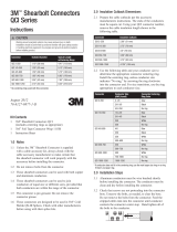 3M Shearbolt Connector QCI 350-750, 350-750 kcmil Operating instructions
