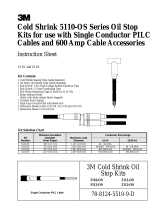 3M PILC Accessory Oil Stop Kit 5113-OS, 15-25/28 kV Operating instructions