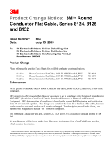 3M Round Conductor Flat Cable, 8132 Series Important information