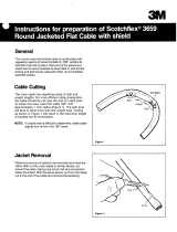 3M Round, Shielded/Jacketed, Flat Cable, 3659 Series Operating instructions