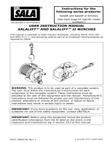 3M DBI-SALA® Salalift™II Winch 8102007, 1 EA Operating instructions