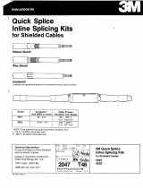 3M Molded Rubber Splice QS-II 5502, Tape, Wire, UniShield®, 15 kV, 1/case Operating instructions