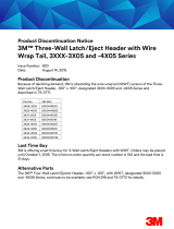 3M Three-Wall Header, 3000 Series Important information