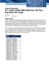 3M Surfacemount Header, N4600 Series Important information