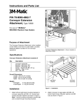 3M 3M-Matic™ Infeed/Exit Conveyor Operating instructions