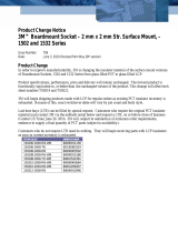 3M Boardmount Socket, 1502XX-20X0-XX-XX, 1502 Series Important information