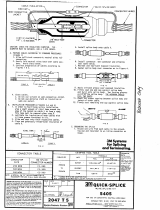 3M Molded Rubber Splice 5405, 250-350 kcmil, Cable Insulation O.D. 0.920-1.080 in, 1 per case Operating instructions