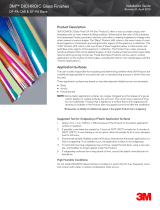 3M DICHROIC™ Glass Finishes DF-PA Chill, 48 in x 98.4 ft Operating instructions
