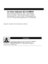 3M Airflow Indicator 021-14-00R01 1 EA/Case Operating instructions