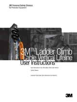 3M M400 Ladder Climb Vertical Lifeline System Extended Top Ladder Climb Bracket M400-10 1 EA/Case -- OBSOLETE Operating instructions