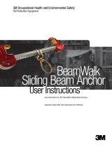 3M BeamWalk Adjustable Sliding Beam Anchorage Device 4650-3 1 EA/Case Operating instructions