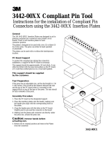 3M Insertion Platen, 3442-00XX Series Operating instructions