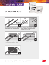 3M Fire Barrier Mortar User guide
