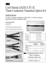 3M Transition Splice Kit QS2013-3T-3C, CN, JCN, 15 kV, 1/case Operating instructions