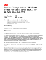 3M Color Coded Flat Cable, 3391 Series Important information