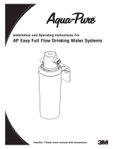 3M Aqua-Pure™ Under Sink Full Flow Water Filter Systems Operating instructions