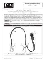3M DBI-SALA® Pole Climber's Adjustable Web Positioning Strap 1201377, 1 EA User manual