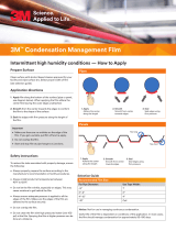 3M Condensation Management Film Starter Kit Operating instructions