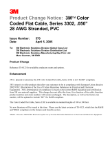 3M Color Coded Flat Cable, 3302 Series Important information