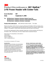 3M MetPak™ 2-FB Power Header, MP2 Series Important information