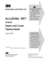 3M AccuGlide™ High Speed Upper/Lower Taping Head Operating instructions