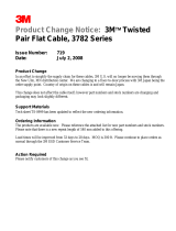 3M Twisted Pair Flat Cable, 3782 Series Important information