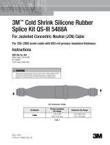 3M Cold Shrink QS-III Joint Kit 5488A Series Operating instructions