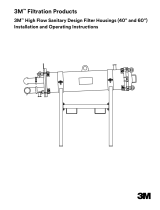 3M High Flow Series Filter Housing Operating instructions