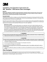 3M Betafine™ PEG Series Filter Cartridge Operating instructions