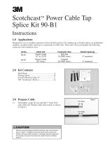 3M Scotchcast™ Wye Resin Splice kit 90-B1N, 0 - 600 V, 10/Case Operating instructions
