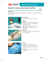 3M Vitrebond™ Light Cure Glass Ionomer Liner/Base User guide